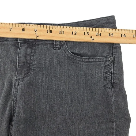 prAna Kara Jeans Charcoal Grey Stretch Straight Leg 6/28 - Picture 5 of 8